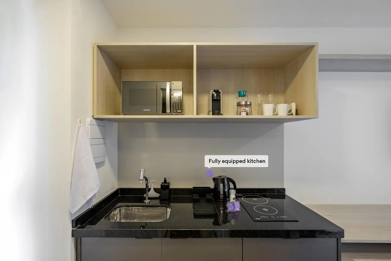 Casai Moema Studio Lindo C/ Piscina E Academia Apartment