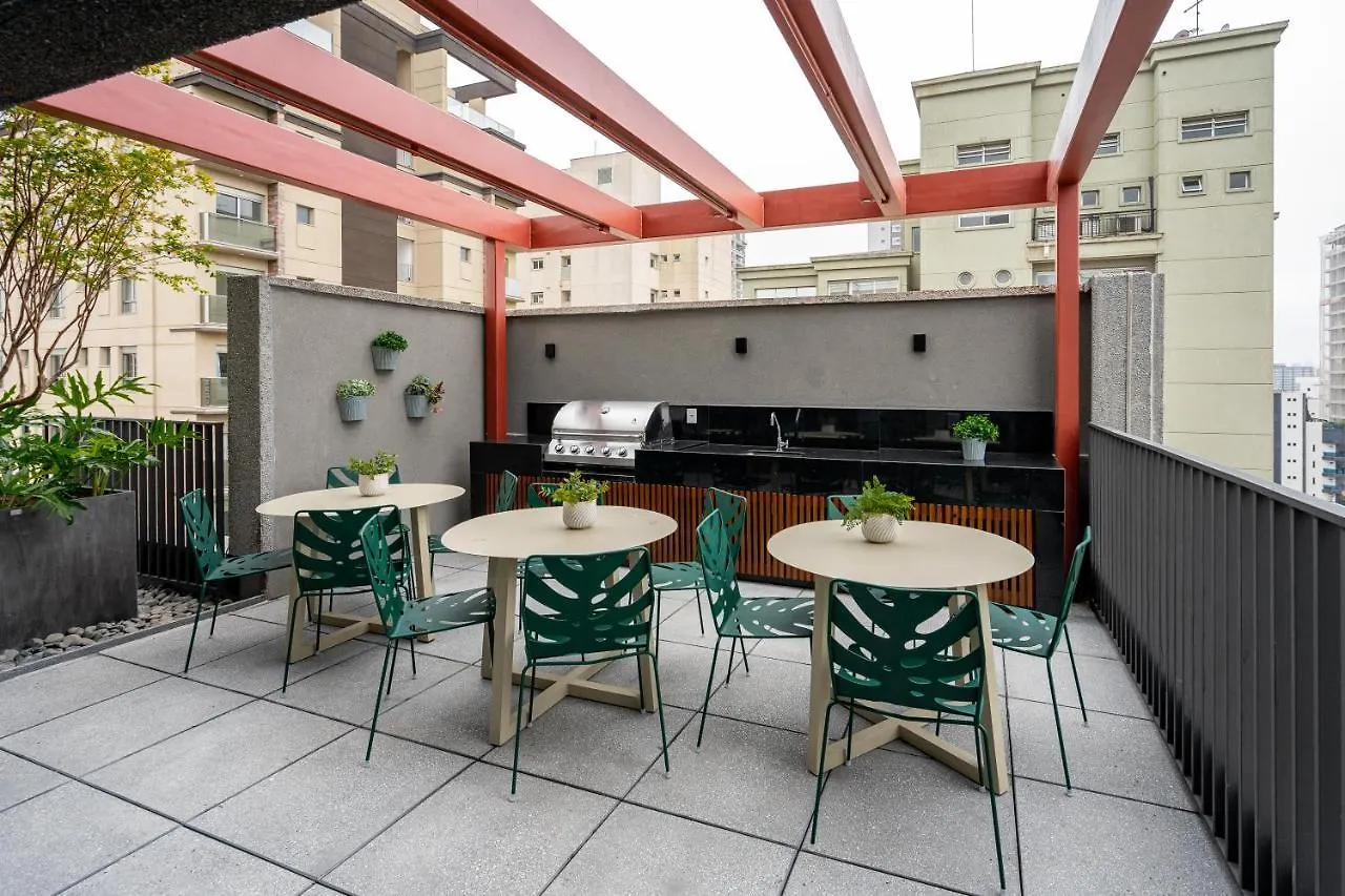 Casai Moema Studio Lindo C/ Piscina E Academia Σάο Πάολο